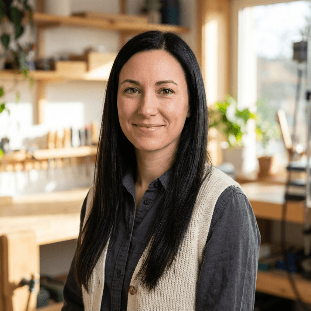 Amanda Foster, Business Owner in manufacturing